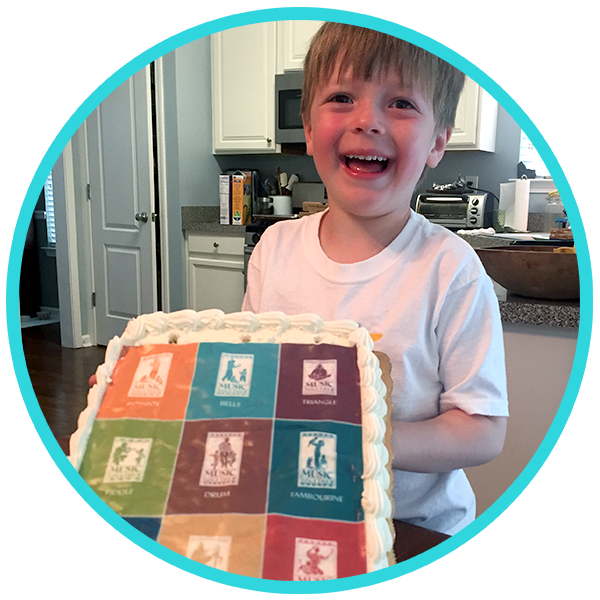 Jack with Music Together Songbook Collection Birthday Cake